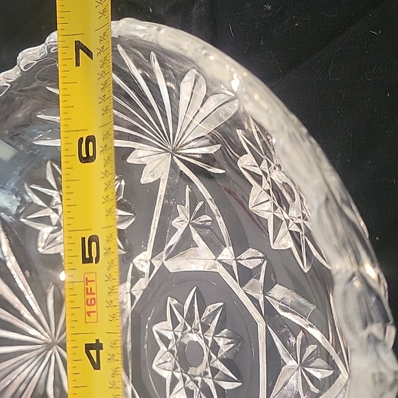 Anchor Hocking Prescut Star of David 7 1/4" bowl. No call outs. - Picture 6 of 7